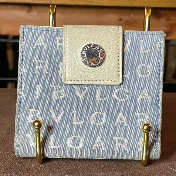 Bvlgari compact snap wallet
